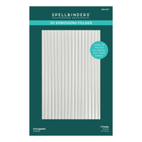 Corrugated - Spellbinders 3D Embossing Folder 5.5"X8.5"