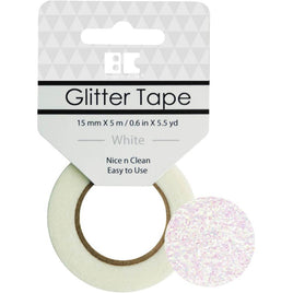 White - Best Creation Glitter Tape 15mmX5m
