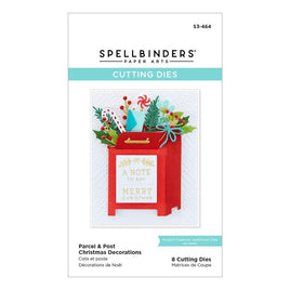 Parcel & Post Christmas Decorations - Spellbinders Etched Dies