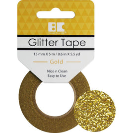 Gold - Best Creation Glitter Tape 15mmX5m