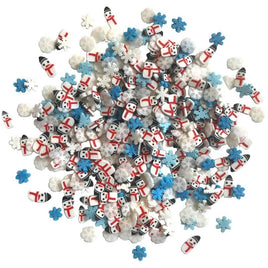 Wintry Mix - Buttons Galore Sprinkletz Embellishments 12g