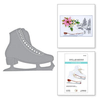 Ice Skate- Winter Garden- Winter Garden - Spellbinders Etched Dies By Susan Tierney-Cockburn