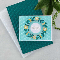 Puff Dotty - Spellbinders 3D Embossing Folder 5.5"X8.5"