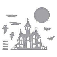 Haunted House - Boo Dance Party - Spellbinders Etched Dies
