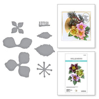 Helleborus- Winter Garden - Spellbinders Etched Dies By Susan Tierney-Cockburn