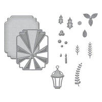 Holiday Label Motifs - Spellbinders Etched Dies By Becca Feeken