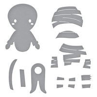 Dancin' Mummy- Boo Dance Party - Spellbinders Etched Dies
