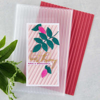 Corrugated - Spellbinders 3D Embossing Folder 5.5"X8.5"