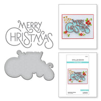 Stylish Merry Christmas - Spellbinders Etched Dies