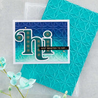 Origami Folds- Spellbinders 3D Embossing Folder 5.5"X8.5"