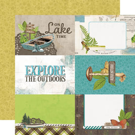 4"X6" Elements  Simple Vintage Lakeside Double-Sided Cardstock 12"X12"