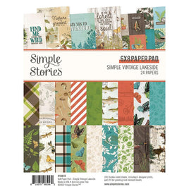 Simple Vintage Lakeside   Simple Stories Double-Sided Paper Pad 6"X8" 24/Pkg