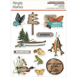 Simple Vintage Lakeside Layered Stickers 11/Pkg