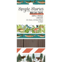 Simple Vintage Lakeside Washi Tape 5/Pkg