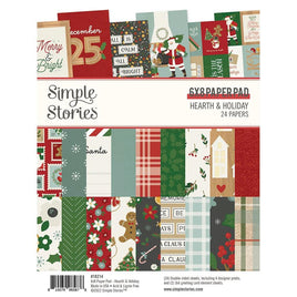 Hearth & Holiday - Simple Stories Double-Sided Paper Pad 6"X8" 24/Pkg