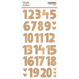 Numbers - Hearth & Holiday Foam Stickers 54/Pkg
