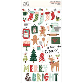 Baking Spirits Bright Chipboard Stickers 6"X12"