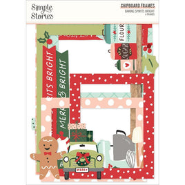 Baking Spirits Bright Chipboard Frames