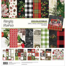 SIMPLE STORIES: SV Christmas Lodge - Collection Kit 12x12
