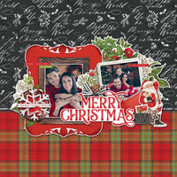 Simple Vintage Christmas Lodge - Simple Stories Collector's Essential Kit 12"X12"