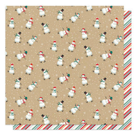 Photoplay It's A Wonderful Christmas Double-Sided Cardstock 12"X12"  Feeling Frosty