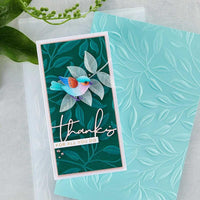 Leafy - Spellbinders 3D Embossing Folder 5.5"X8.5"