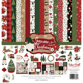 Gnome For Christmas - Echo Park Collection Kit 12"X12"