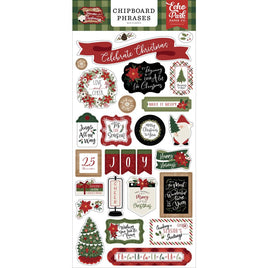 Echo Park  Gnome For Christmas Chipboard 6"X13"  Phrases
