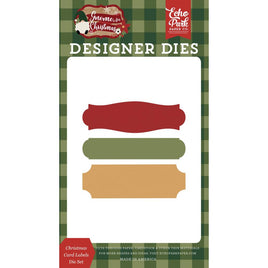 Card Labels, Gnome For Christmas   Echo Park Dies