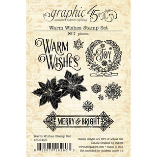 Graphic 45 Warm Wishes Stamp Set