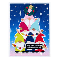 Gnome Tree - Gnome For Christmas - Spellbinders Etched Dies By Becca Feeken