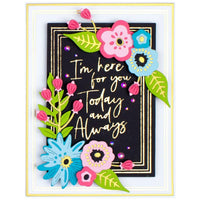 Glimmer Rectangles - Spellbinders Glimmer Hot Foil Plate Essential Duo Lines