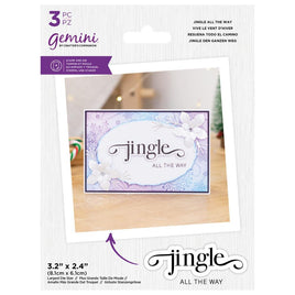 Jingle All The Way - Crafter's Companion Gemini Clear Stamps & Dies
