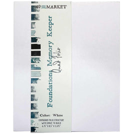 White - 49 And Market Foundations Memory Keeper Quad Folio