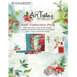ARToptions Holiday Wishes - 49 And Market Collection Pack 6"X8"