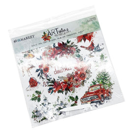 ARToptions Holiday Wishes Rub-Ons 12"X12" 1/Sheet