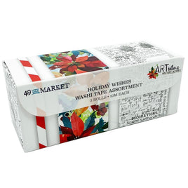 Assortment - 49 And Market ARToptions Holiday Wishes Washi Tape Set 3/Pkg