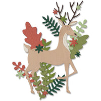 Sizzix Thinlits Dies By Lisa Jones 19/Pkg   Delightful Deer