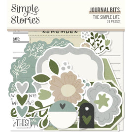 Journal   The Simple Life Bits & Pieces Die-Cuts 31/Pkg