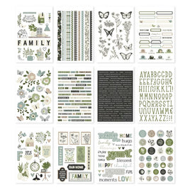 The Simple Life   Simple Stories Sticker Book 12/Sheets