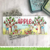 Apple-Solutely Awesome - Lawn Fawn Clear Stamps 4"X6"