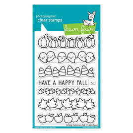 Simply Celebrate Fall - Lawn Fawn Clear Stamps 4"X6"