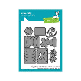 Tiny Gift Box Jack-O'-Lantern Add-On - Lawn Cuts Custom Craft Die