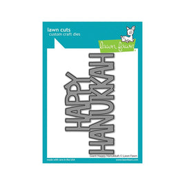 Giant Happy Hanukkah - Lawn Cuts Custom Craft Die