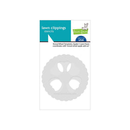 Reveal Wheel Templates: Apple - Lawn Clippings Stencils