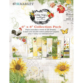 Vintage Artistry Countryside - 49 And Market Collection Pack 6"X8"