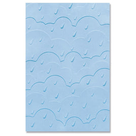 Sizzix Multi-Level Textured Impressions Embossing Folder Rain Clouds