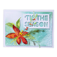 Holiday Brushstroke #3 - Sizzix Thinlits Dies By Tim Holtz 7/Pkg