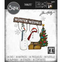 Twig & Stump - Sizzix Thinlits Dies By Tim Holtz 26/Pkg