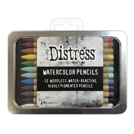 Set 1 - Tim Holtz Distress Watercolor Pencils 12/Pkg